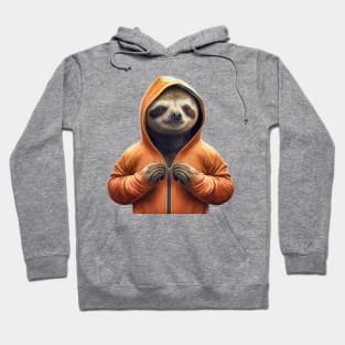 Sloth in a tracksuit Hoodie